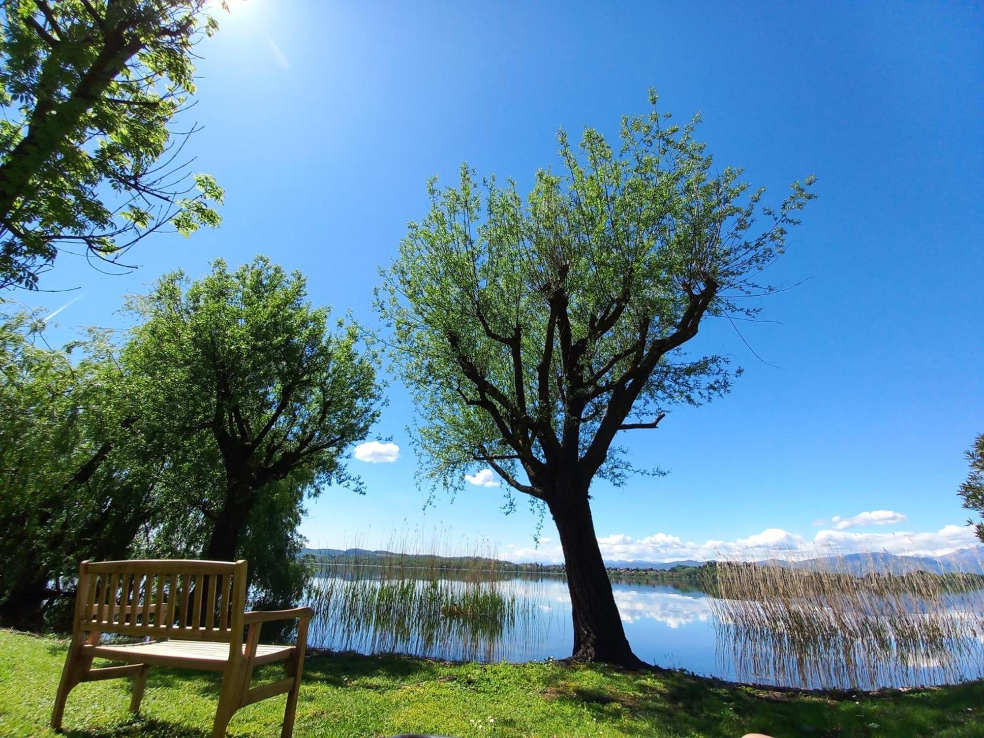 Appartamento Miralago Con Giardino Sul Lago ガヴィラーテ エクステリア 写真